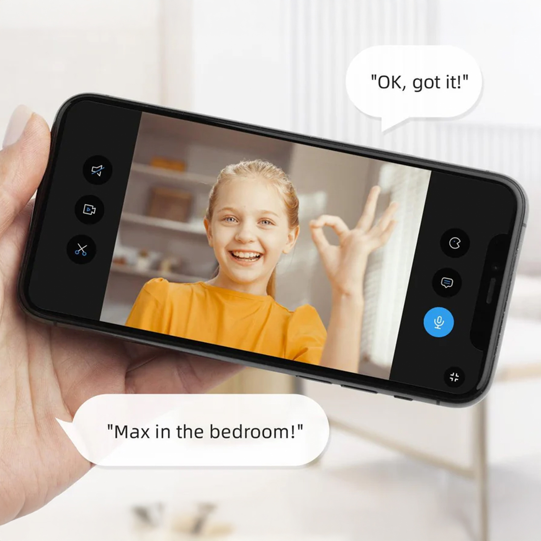 Aosu P1 dwukierunkowa rozmowa kamera do domu