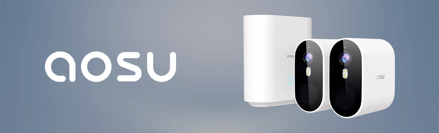 aosu WirelessCam System Pro 2K bezprzewodowy system monitoringu domu 2 kamery lokalna pamięć 32 GB