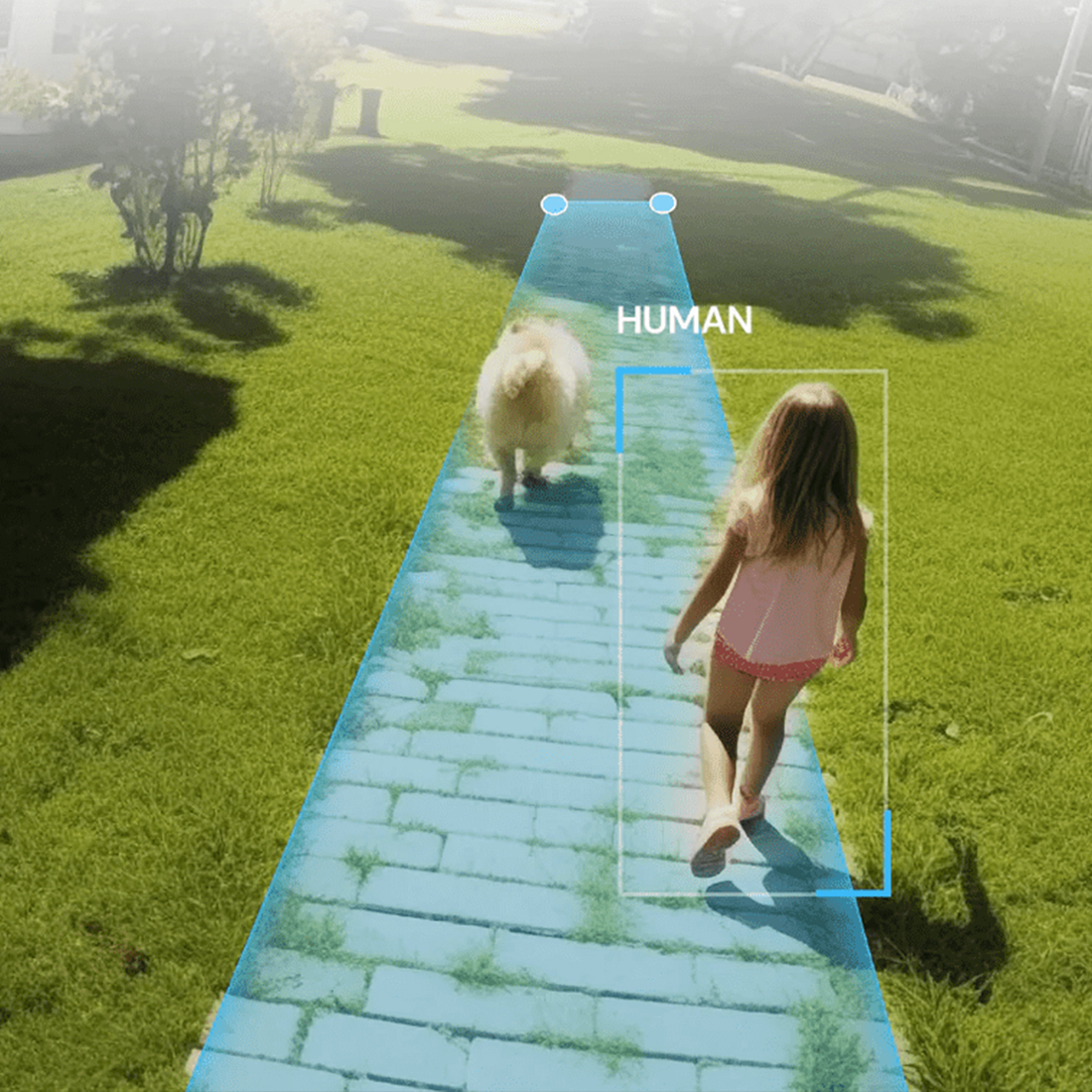 aosu WirelessCam System Pro strefy detekcji inteligentny monitoring