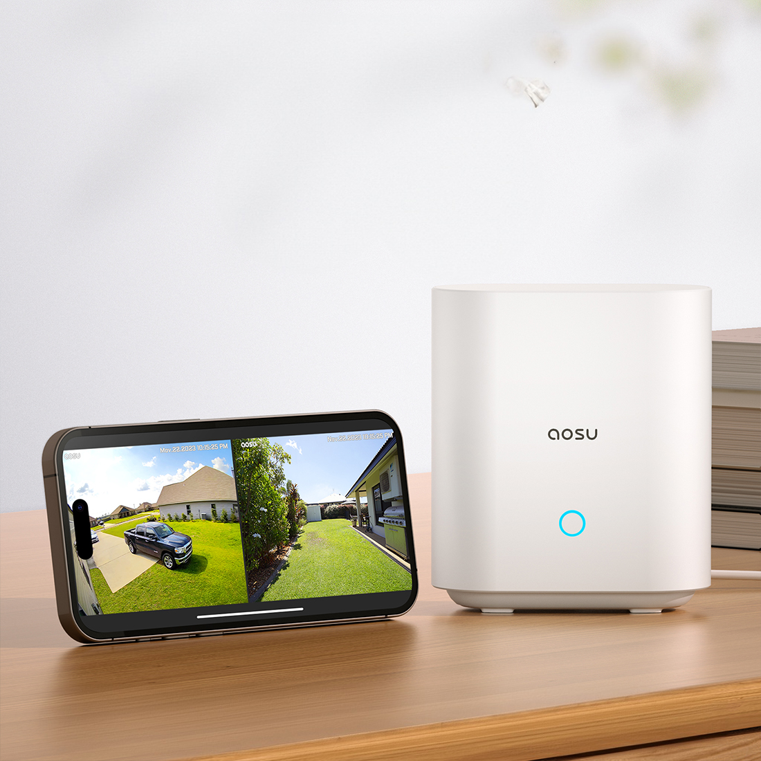 zestaw do monitoringu domu z pamięcią