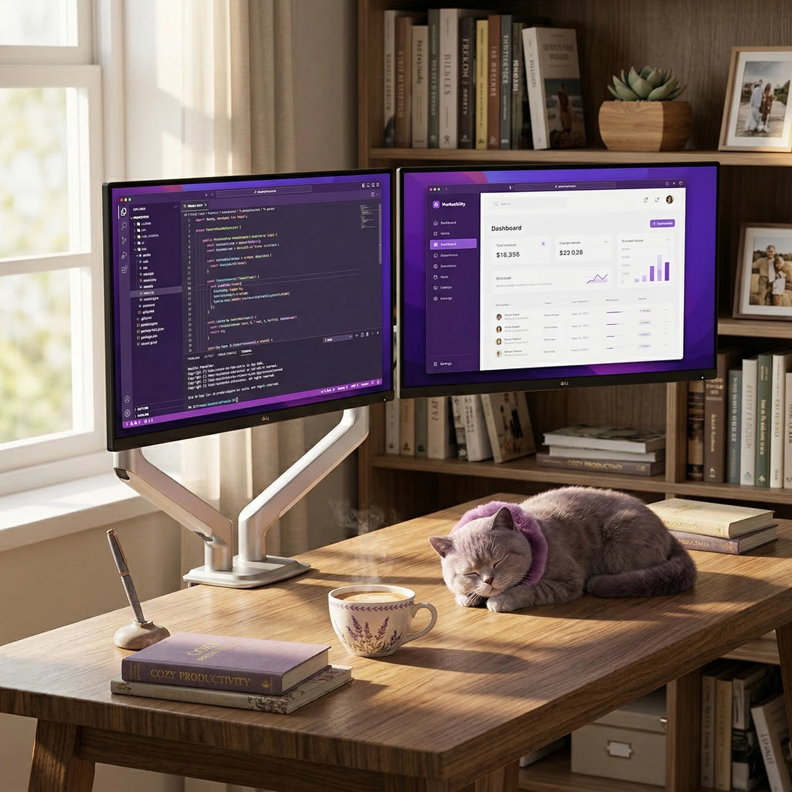 Pełna swoboda obrotu i pochylenia