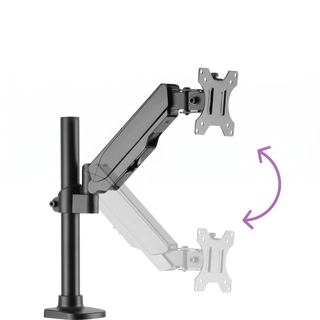 Mechanizm Full-Motion w stacji roboczej Spacetronik SPAG210