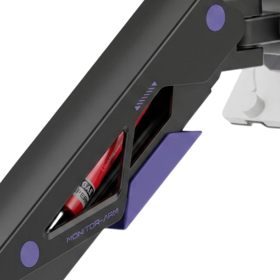 Odłączana płytka VESA Quick Release ułatwiająca bezpieczny montaż ciężkiego monitora