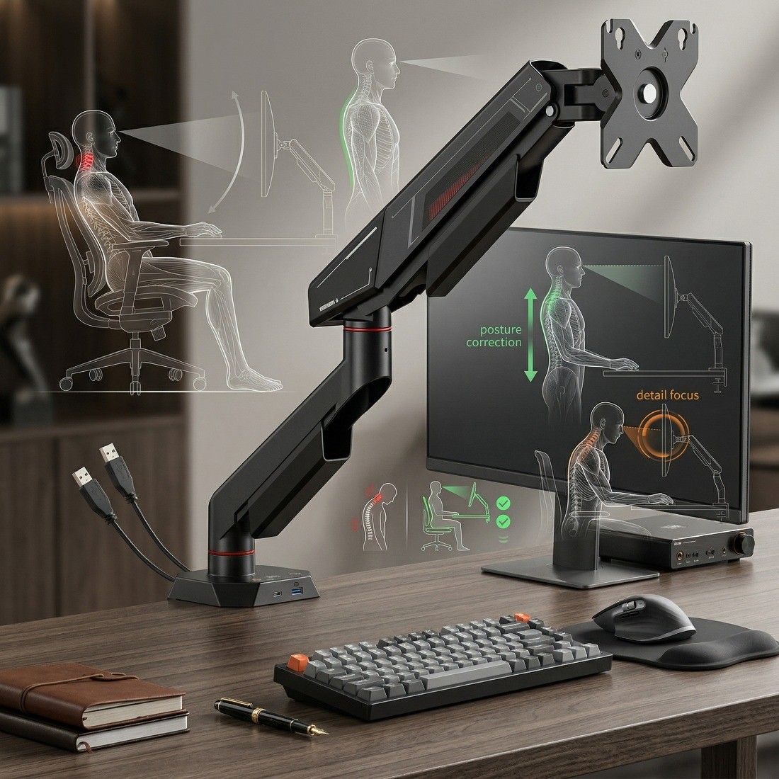 Ergonomiczne biuro domowe