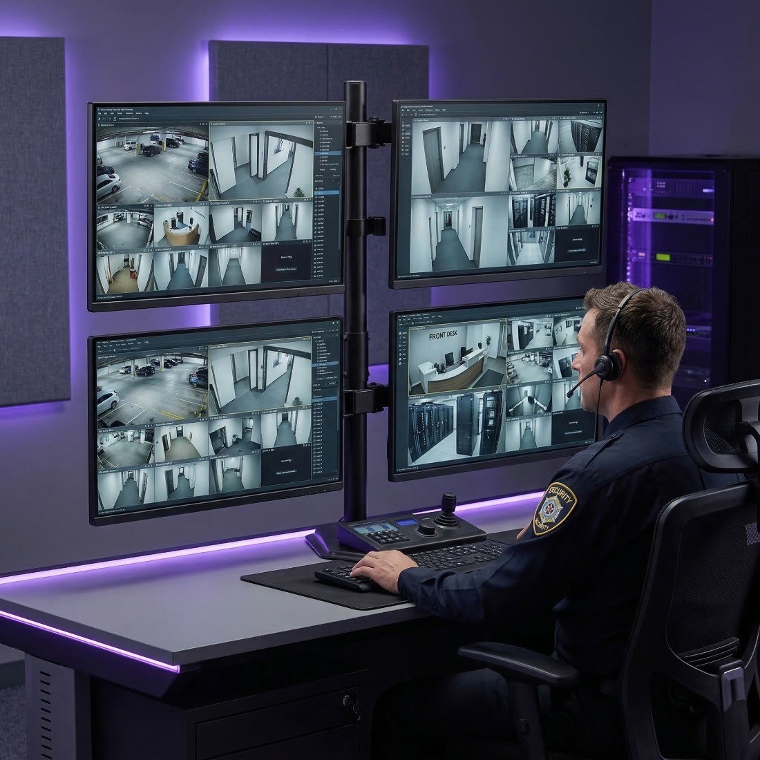Centrum monitoringu wizyjnego