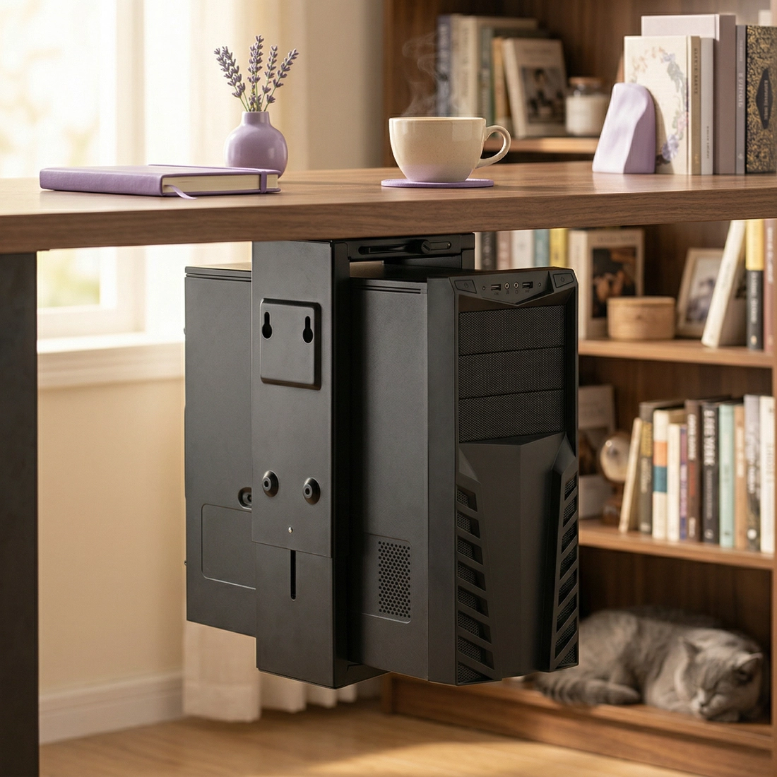 Obrót 360° - wygodny dostęp do portów i kabli