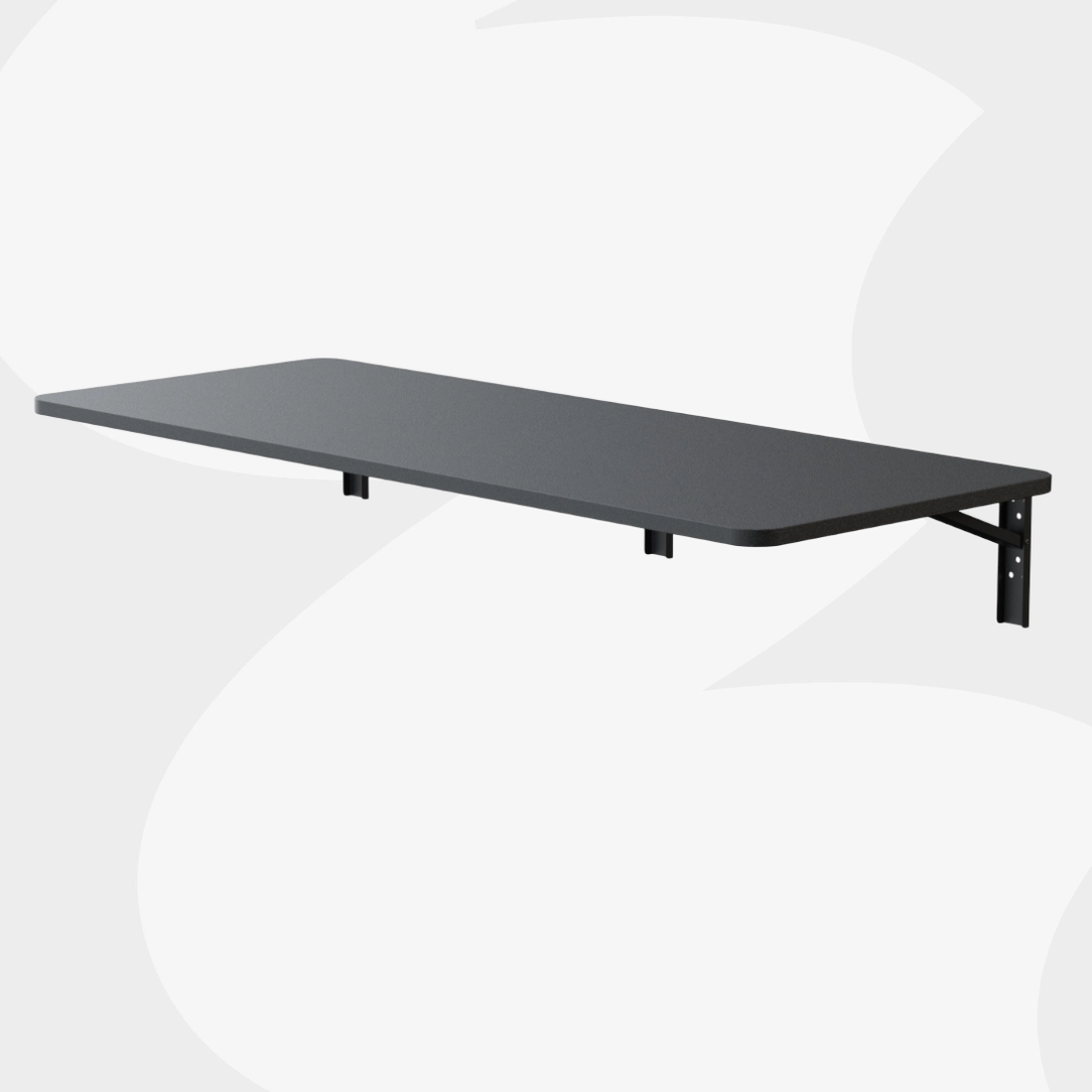 biurko składane SPB149B_100_40 100x40 cm czarne – cechy