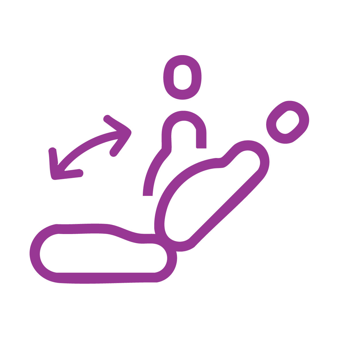 Icon, das die Neigungsverstellung zeigt