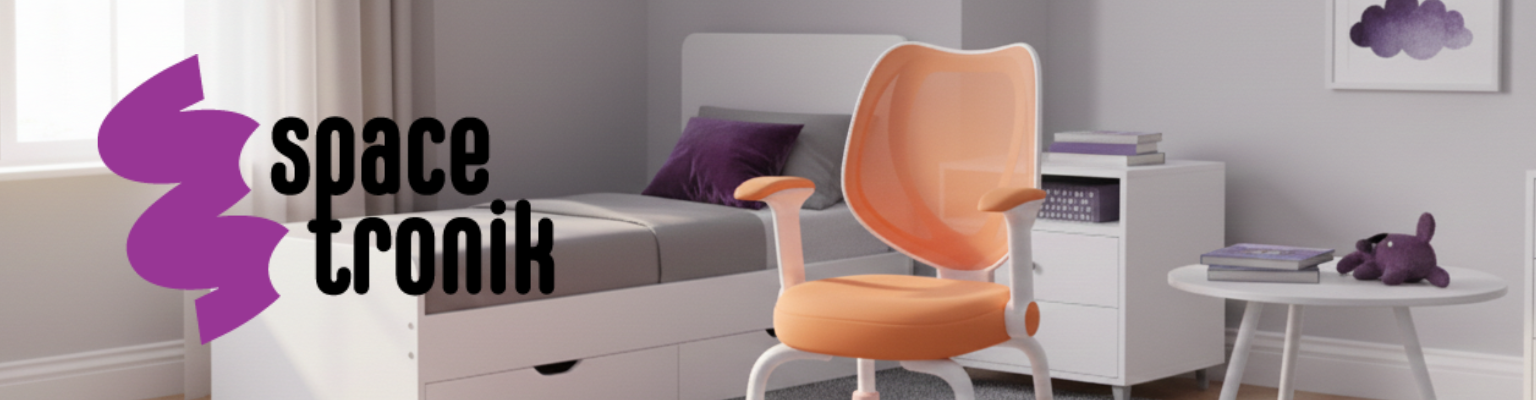 krzesło dziecięce SPC-XD26O pomarańczowe regulacja wysokości 88-94 cm składane podłokietniki