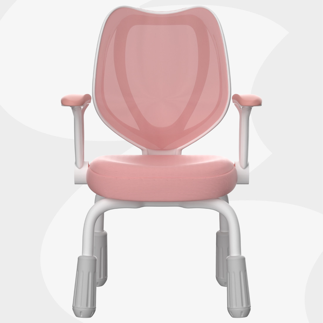 krzesło dziecięce SPC-XD26P różowe regulacja wysokości 88-94 cm składane podłokietniki