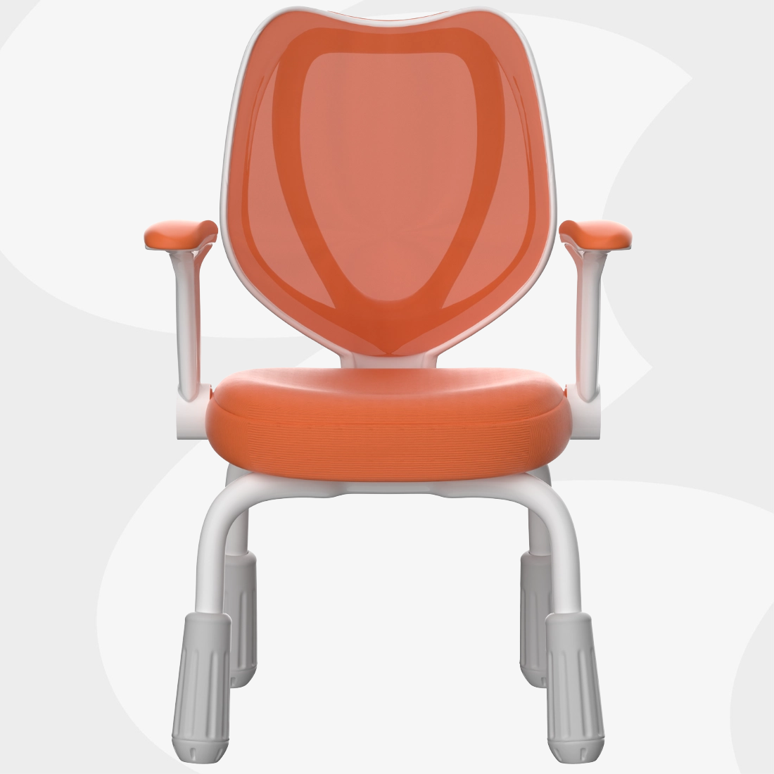 krzesło dziecięce SPC-XD26O pomarańczowe regulacja wysokości 88-94 cm składane podłokietniki
