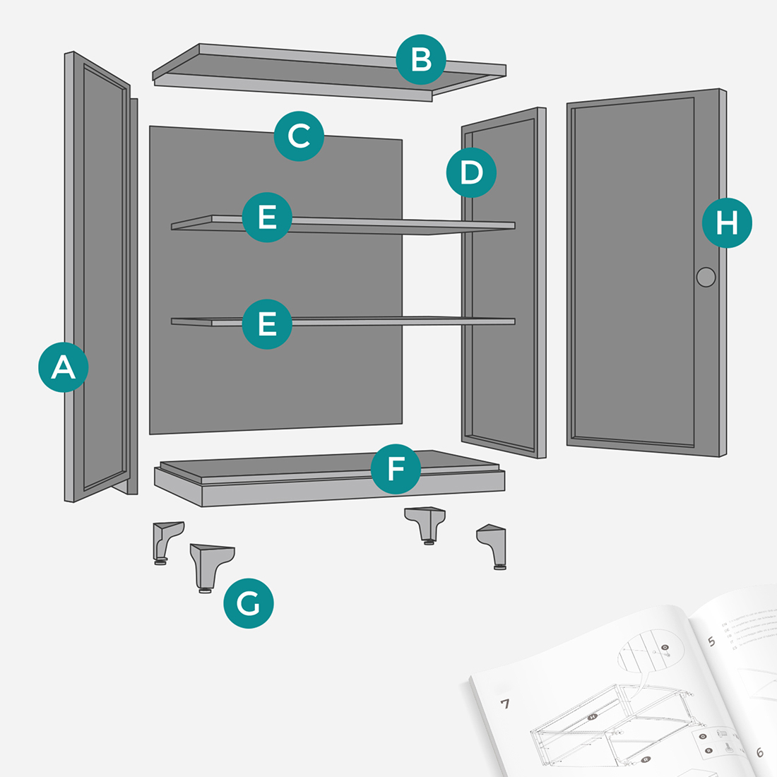 Zabezpieczenie przed przewróceniem i montaż szafki Spacetronik SPC160G