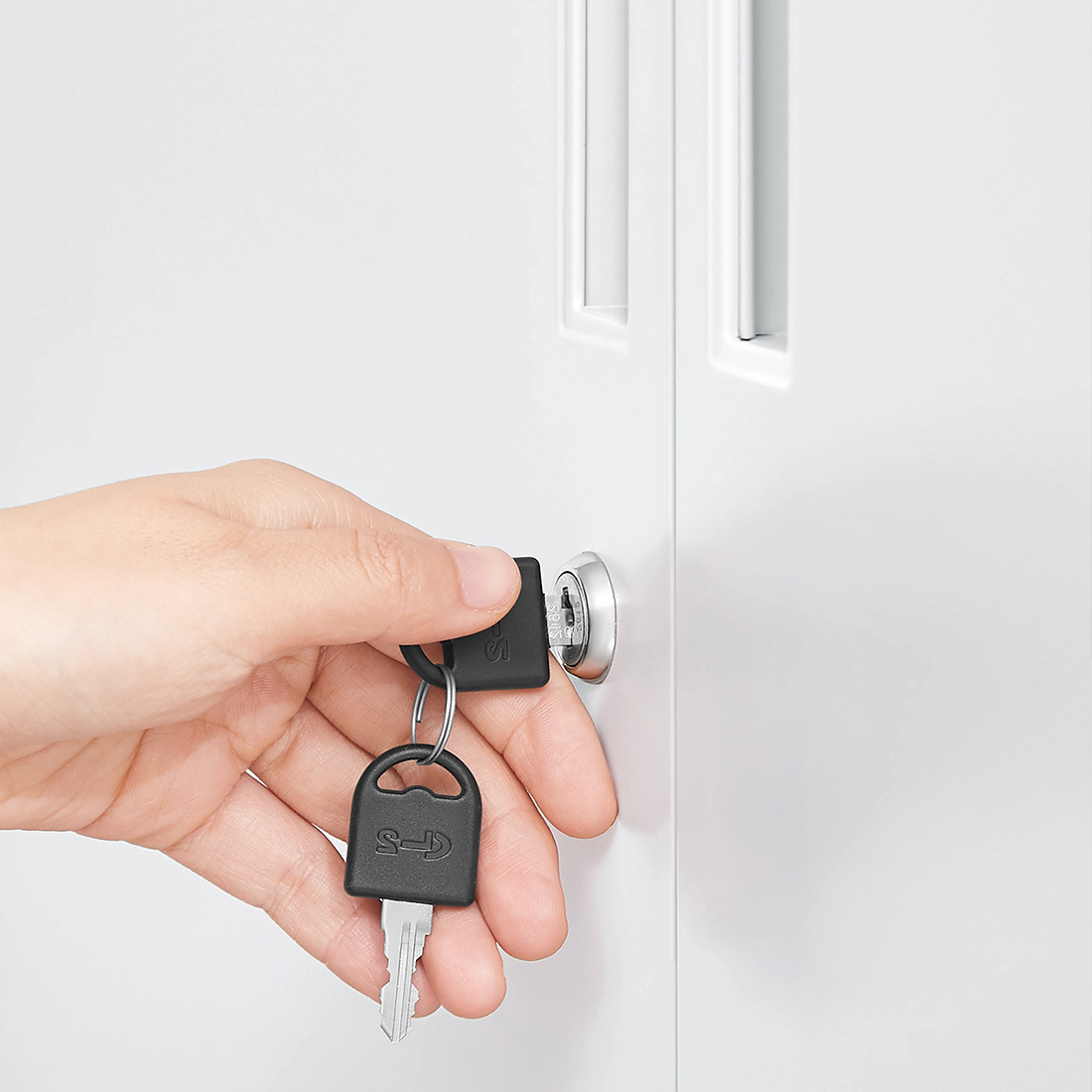 Metalowy zamek premium w szafce Spacetronik SPC160G