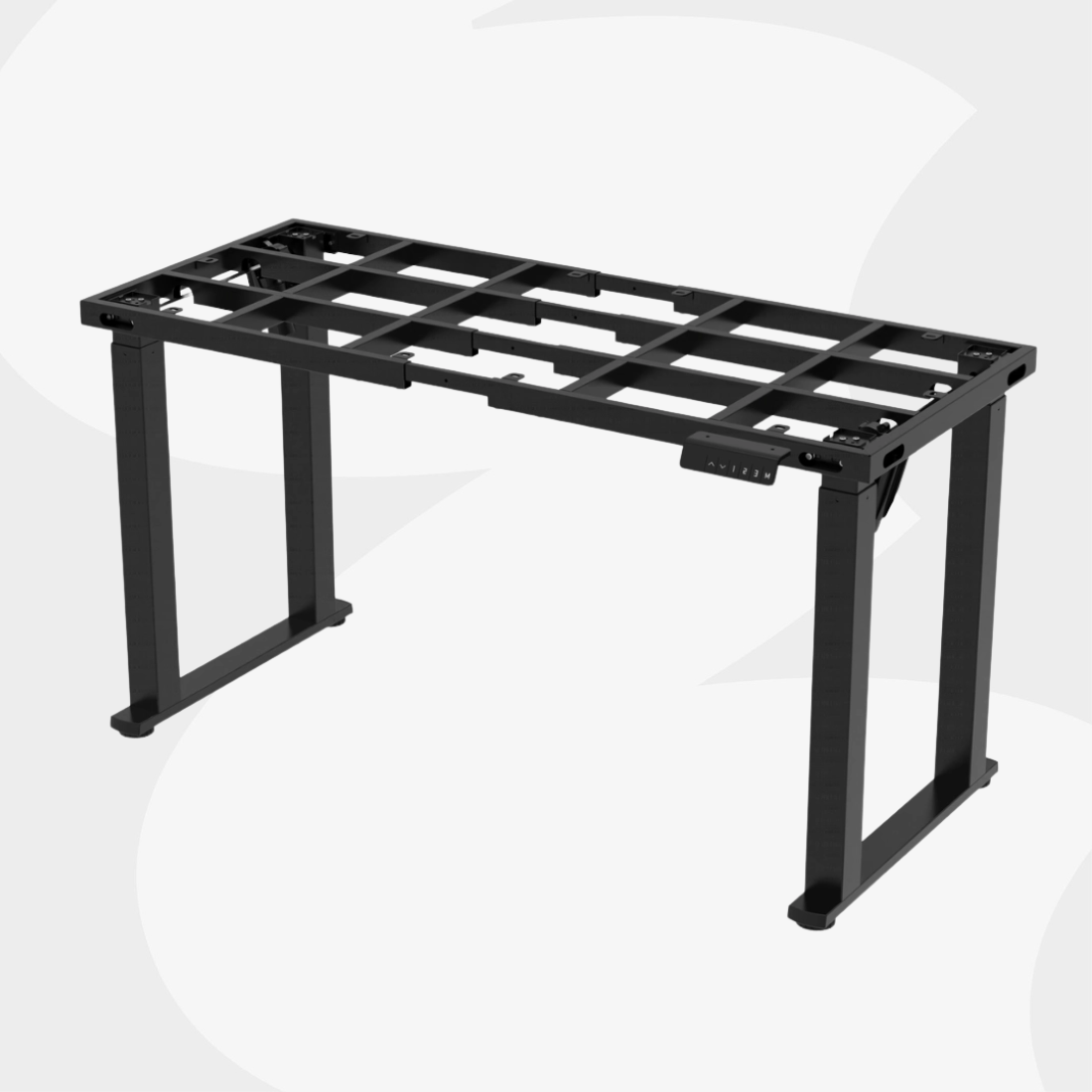 stelaż biurka SPE426B czarny cztery nogi elektryczna regulacja wysokości