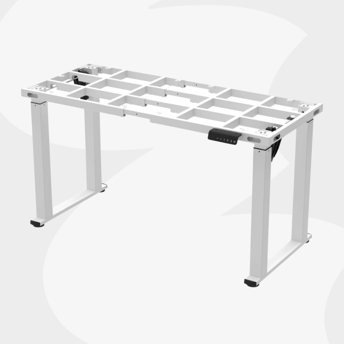 stelaż biurka SPE426W biały cztery nogi elektryczna regulacja wysokości