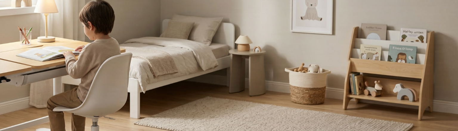 Elektrischer Schreibtisch, der mit dem Kind mitwächst, Spacetronik XD SPE-X116W