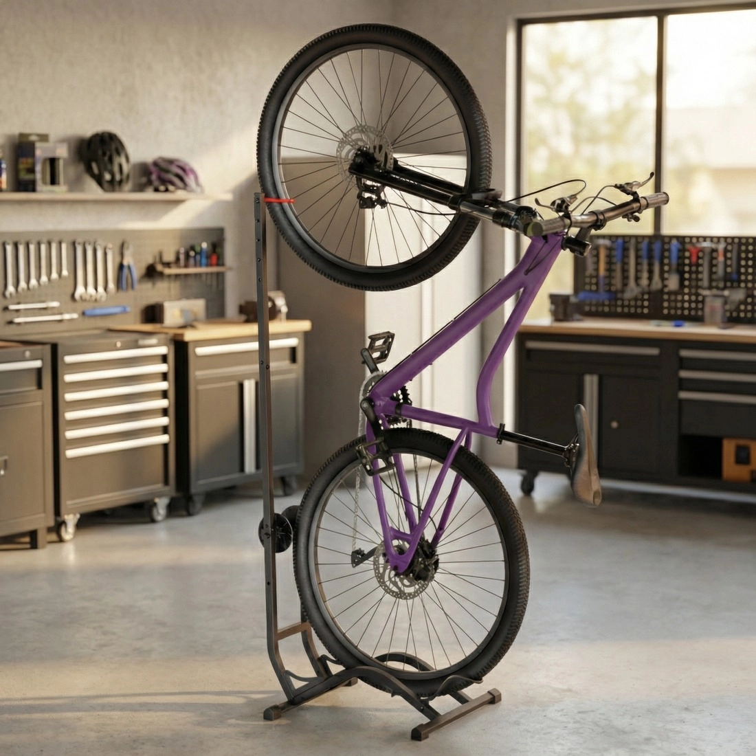 Verstellbarer Spacetronik-Fahrradständer für Räder von 20-29 Zoll