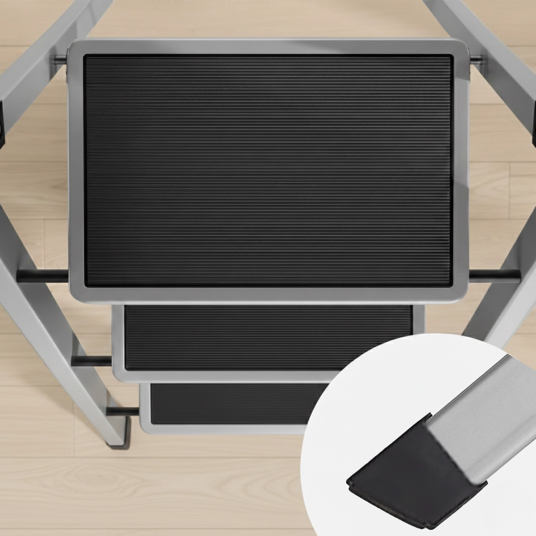 Stopki ochronne drabiny domowej Spacetronik zabezpieczające podłogę