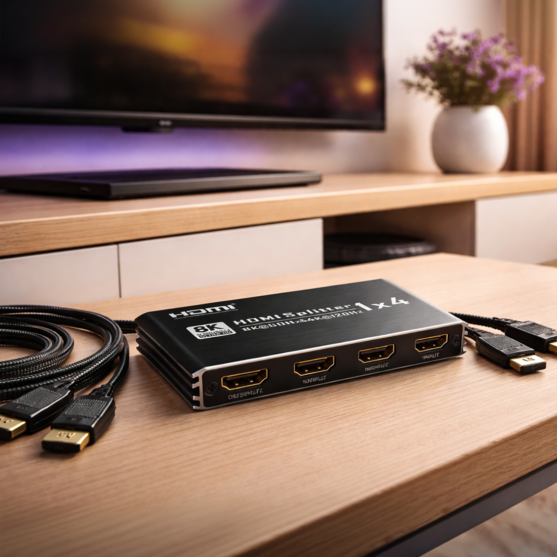 displayport splitter 1x2, splitter dp 4k 144hz, displayport mst splitter, dp splitter z audio, splitter displayport 1.4, rozdzielacz displayport 4k, dp splitter dwa monitory, splitter displayport hdcp