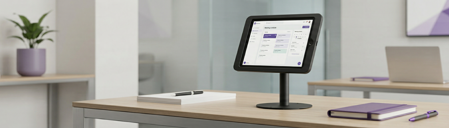 Uniwersalny stojak antykradzieżowy na tablet SPP126B bez ramki