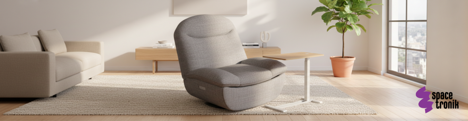 zestaw fotel elektryczny FLAX 05 i stolik pomocniczy Buddy