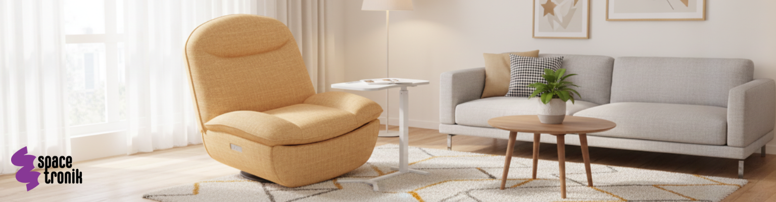 zestaw fotel elektryczny FLAX + stolik pomocniczy BUDDY