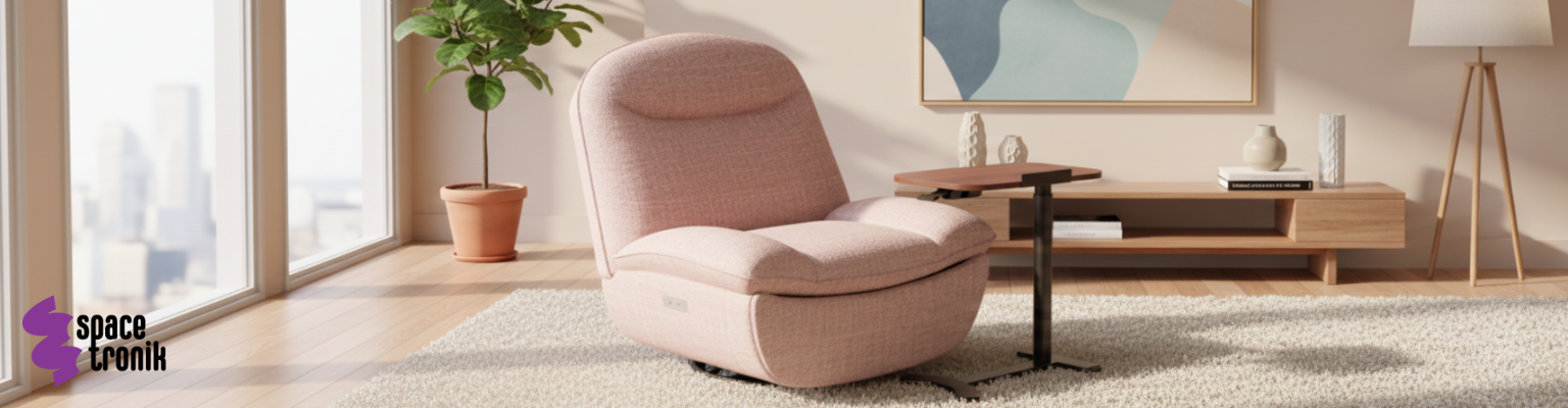 zestaw: fotel z regulacją elektryczną + stolik pomocniczy Buddy