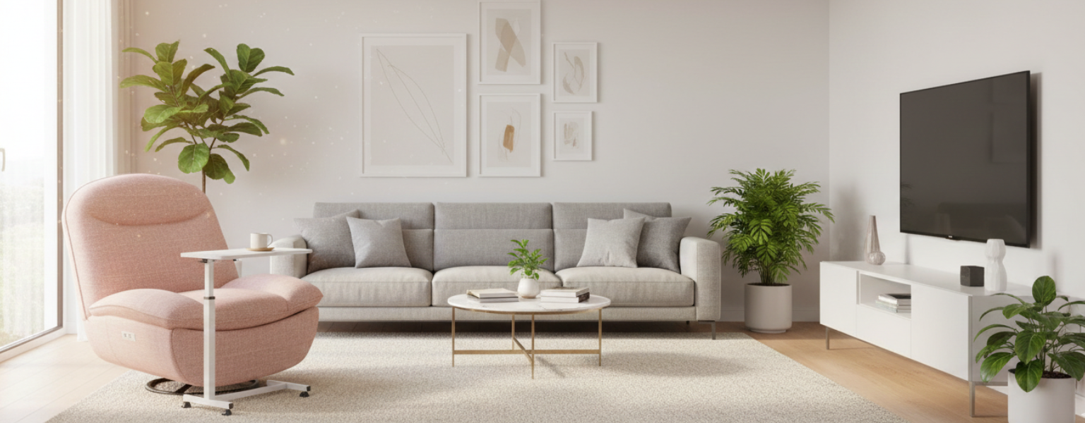 zestaw do relaksu fotel FLAX 05 i stolik Buddy