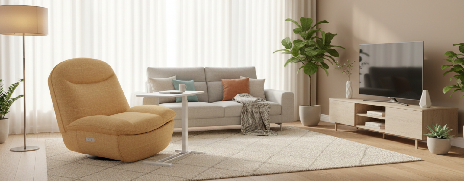 zestaw do relaksu fotel FLAX 05 i stolik Buddy