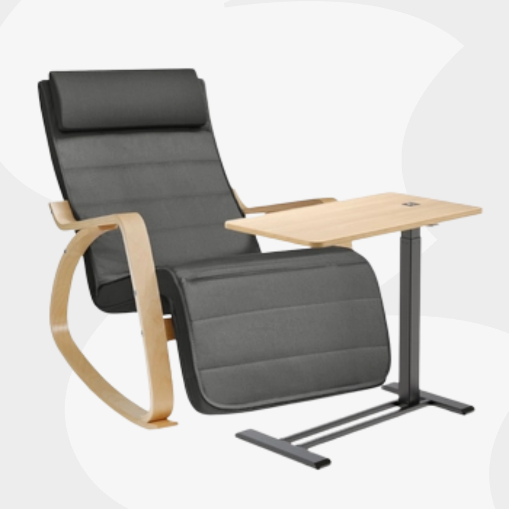 zestaw relaksacyjny fotel RIVA stolik Buddy