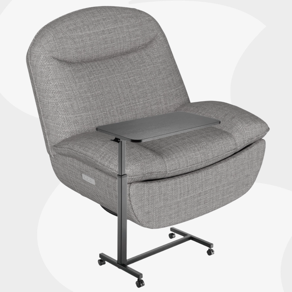 zestaw fotel elektryczny FLAX 05 i stolik Buddy regulowany