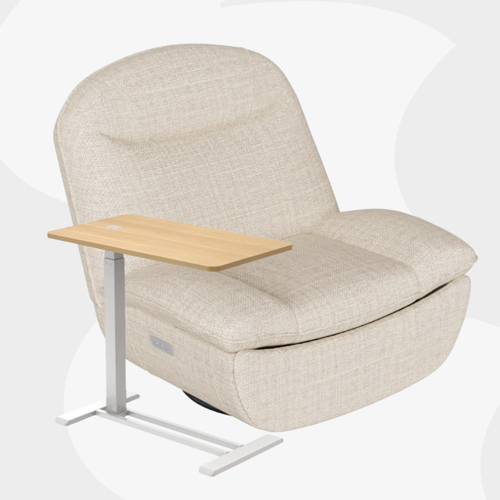 zestaw fotel elektryczny i stolik Buddy