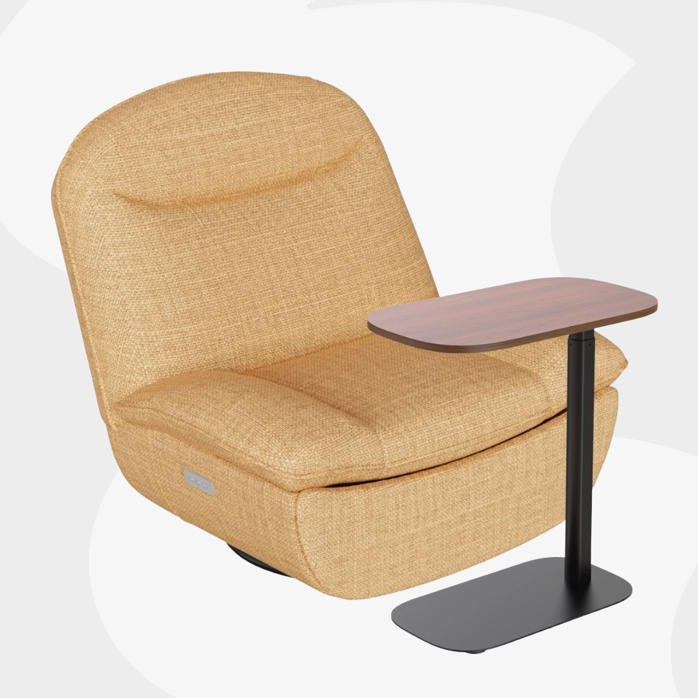 zestaw: fotel elektryczny + stolik pomocniczy