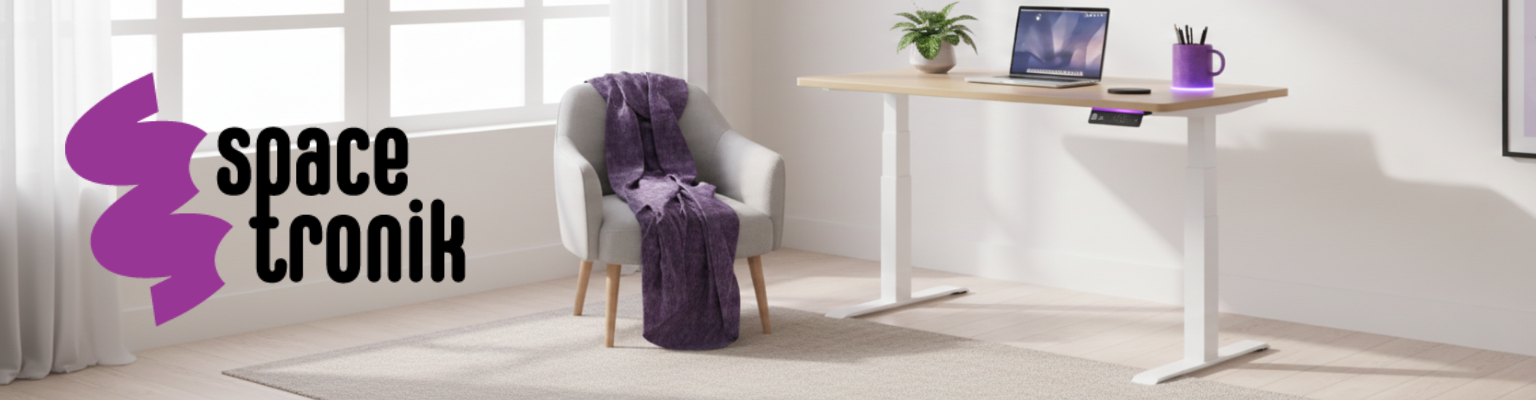 biurko elektryczne regulowane (seria Vegard) dwusilnikowe z pamięcią OLED antykolizyjne blat MDF malowany proszkowo