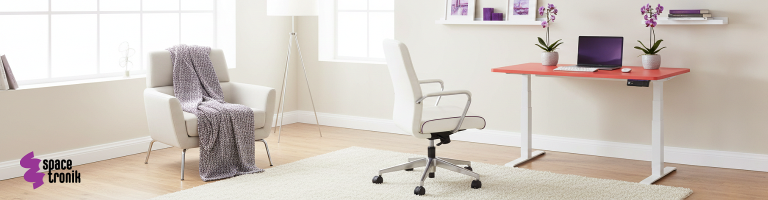 biurko elektryczne regulowane (seria Vegard) dwusilnikowe z pamięcią OLED antykolizyjne blat MDF malowany proszkowo