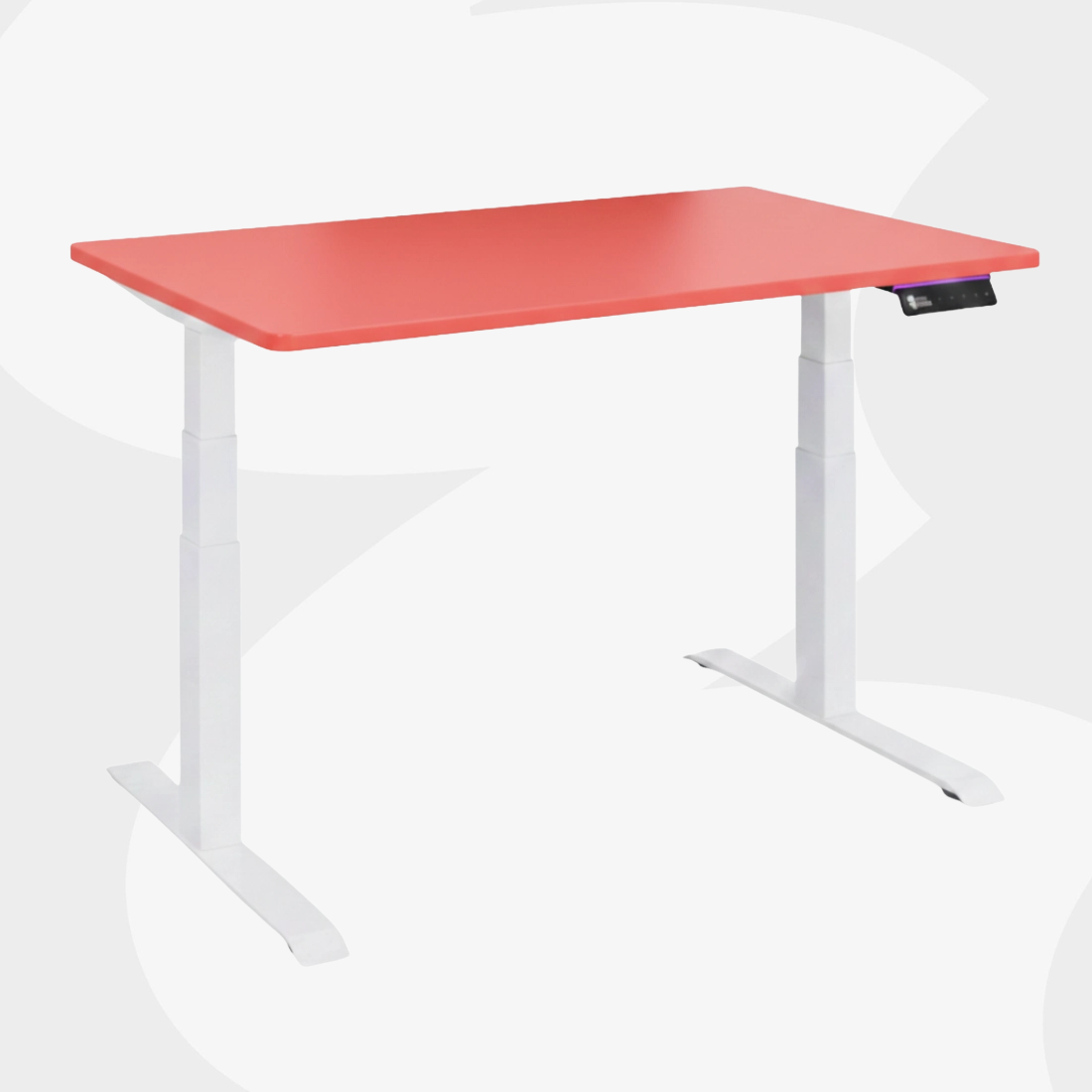 dwusilnikowy stelaż biurka elektrycznego (Vegard) stabilna konstrukcja OLED pamięć ustawień blat MDF premium