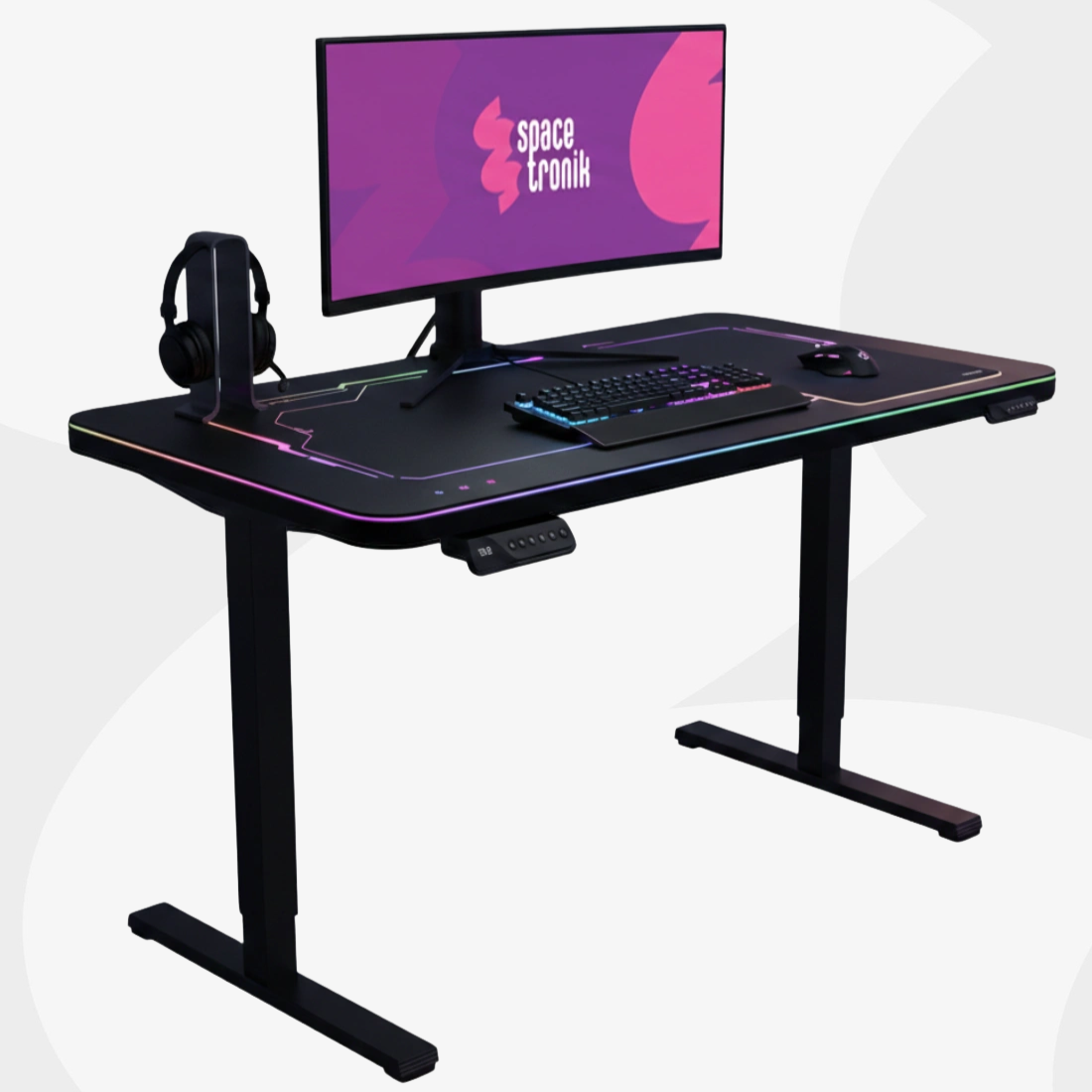 biurko gamingowe RGB