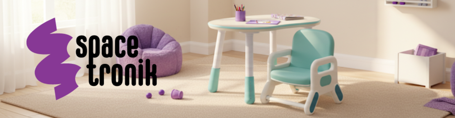 zestaw mebli dziecięcych Spacetronik stolik i krzesełko