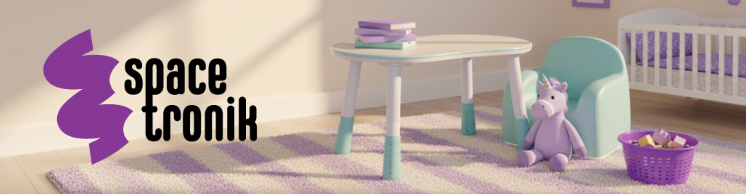 zestaw mebli dziecięcych Spacetronik stolik SPEX201 sofa SPC-XD-23