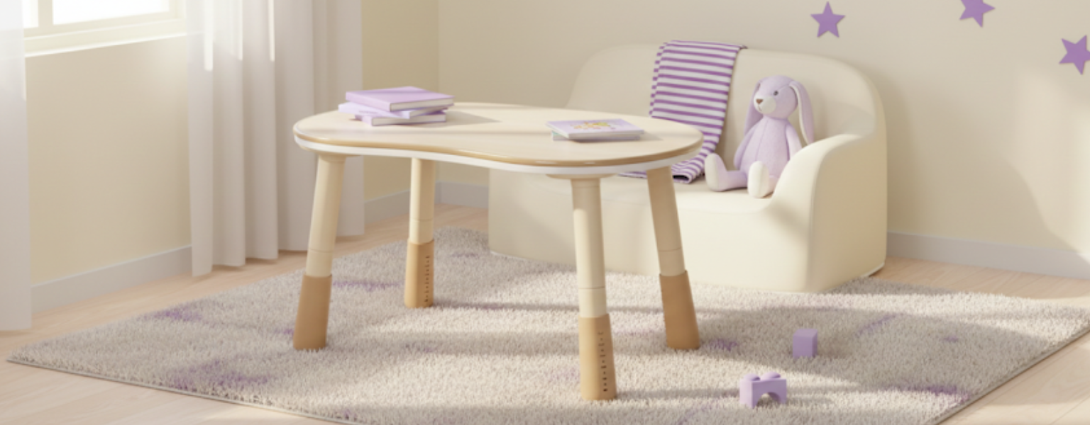 meble dziecięce do pokoju stolik i sofa Spacetronik