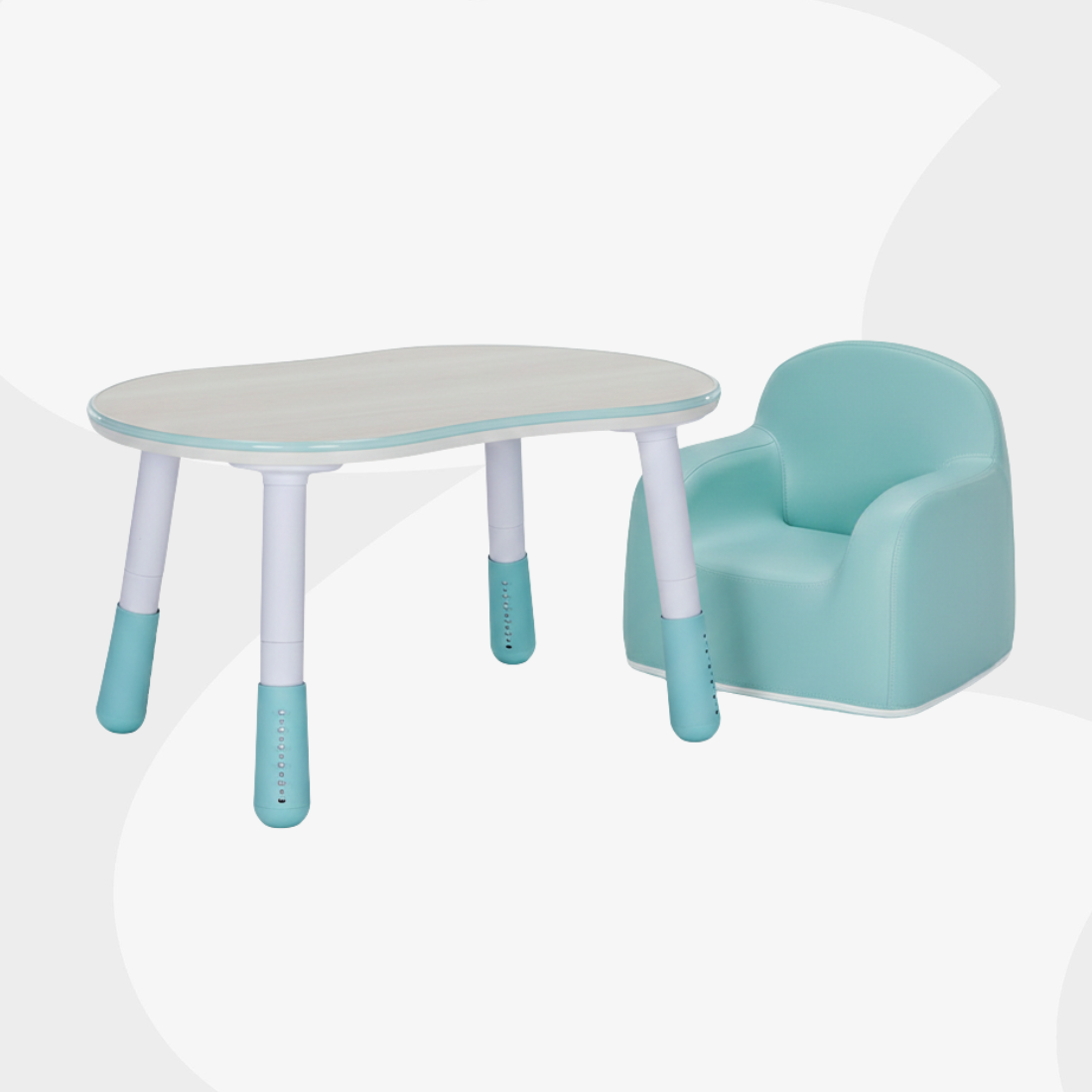 zestaw mebli dziecięcych Spacetronik stolik SPEX201 sofa SPC-XD-23